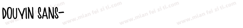 douyin sans字体转换